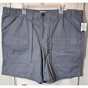 NWT Croft & Barrow Gray Size 46 Mens 9” Inseam Cargo Shorts